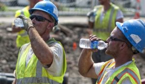 drinking water to prevent heat illness