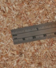 Finely ground wood fiber.