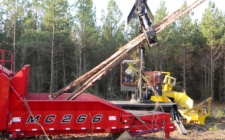 MC-266 Processing Debarked Round Wood for Pelletizing.