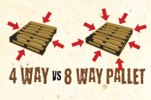 pallet 4 way vs 8 way