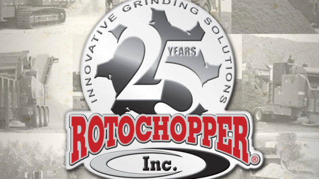 rotochopper 25 year logo
