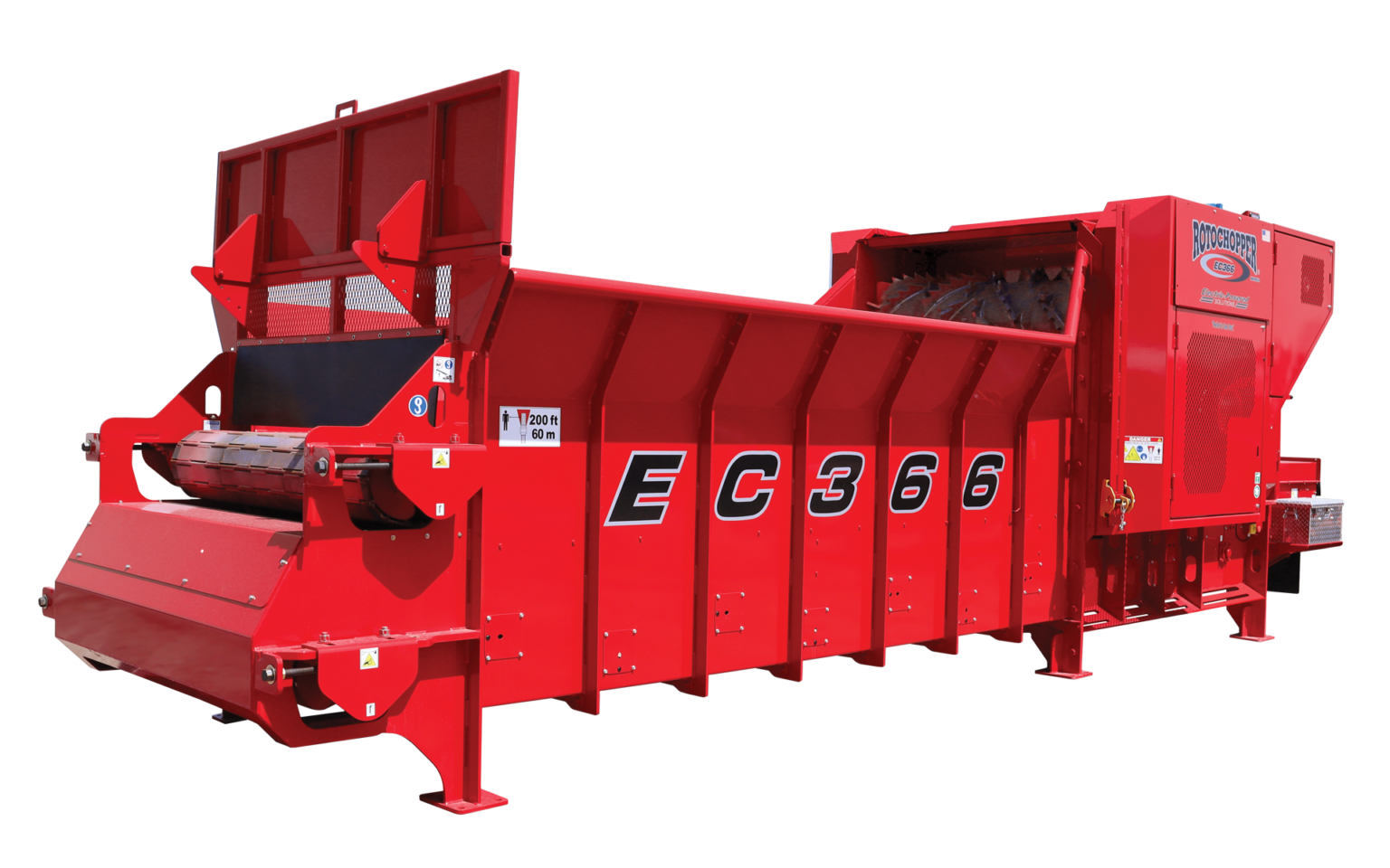 Rotochopper® EC366 150500 hp Electric Pallet, Waste & Mulch Grinder