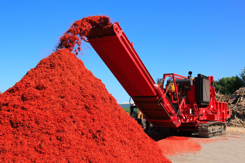 b-66 colored mulch equipment