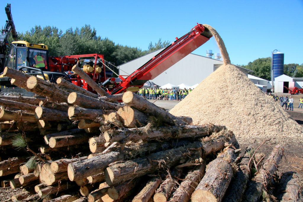 b66 diesel grinder chipper knife package logs demo day