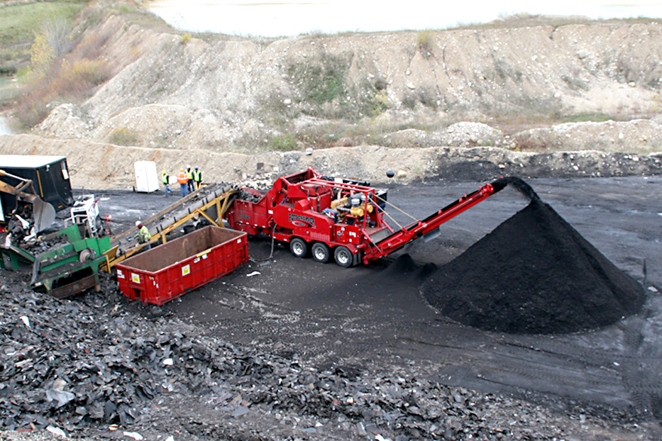 b66 shingle grinding facility