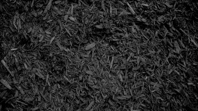 beautiful black rotochopper mulch
