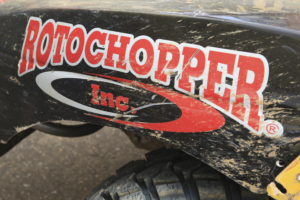 rotochopper sponsor on kleiman off-road racing truck