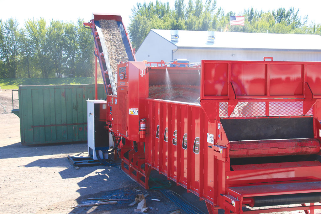 ec366 electric horizontal grinder biomass fuel