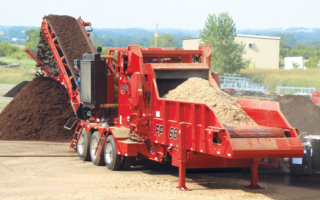fp66 wood chips brown colored mulch
