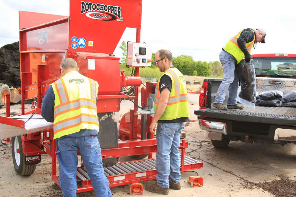 gb 250 bagging compost