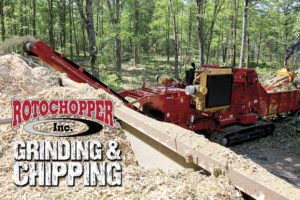 ponsse rotochopper in the woods demo
