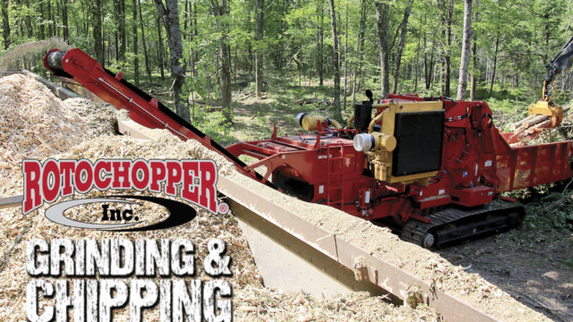 ponsse rotochopper in the woods demo