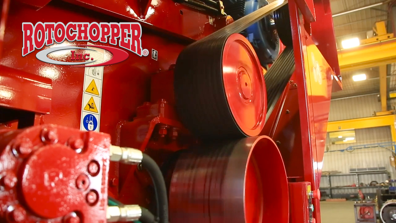 Rotochopper® EC256 150400 hp Electric Horizontal Grinder