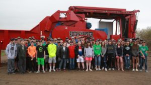 paynesville 8th grade group photo 2018