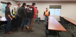 Willmar High School students on a tour at the Rotochopper facility as part of their Manufacturing and Production class.