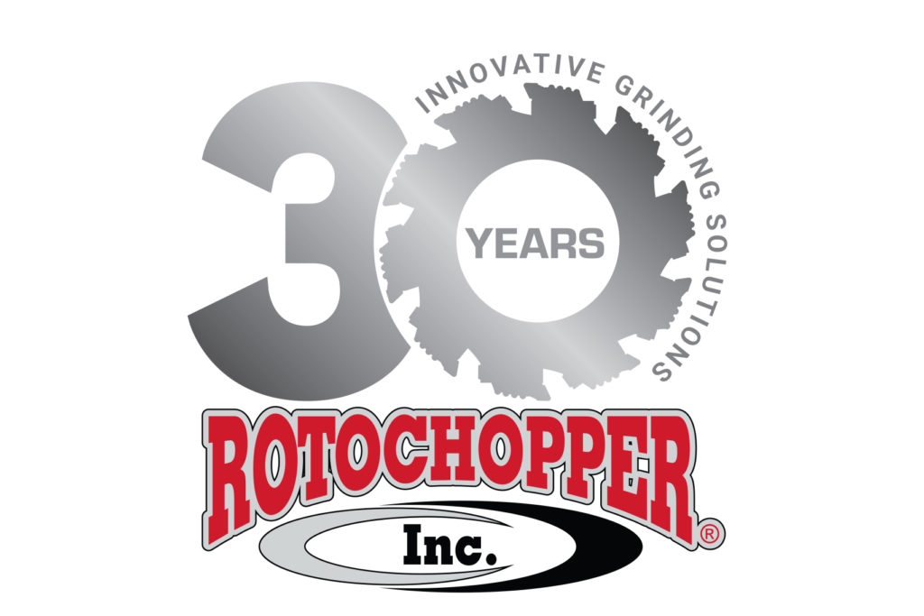 rotochopper 30 year logo
