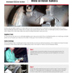 Reapplying Hardface to Rotor Rakers Tip Sheet