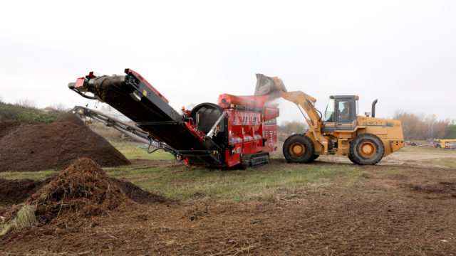 Rotochopper MT 175 Screening Green Waste