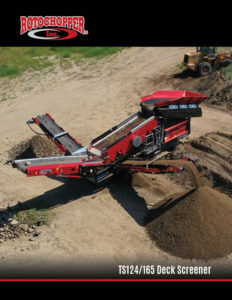 rotochopper ts 124 deck screener brochure cover