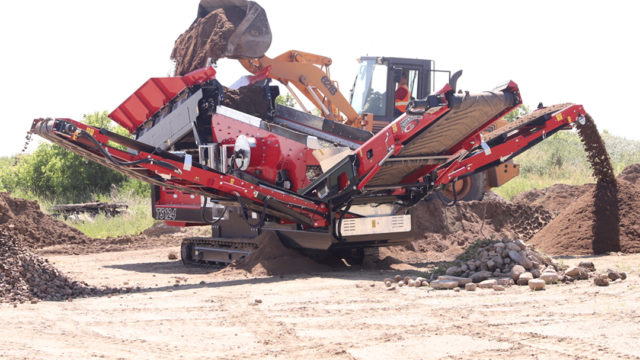 rotochopper ts 124 deck screener aggregate