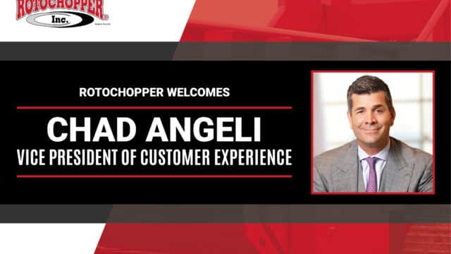 chad angeli rotochopper vice president of customer experience