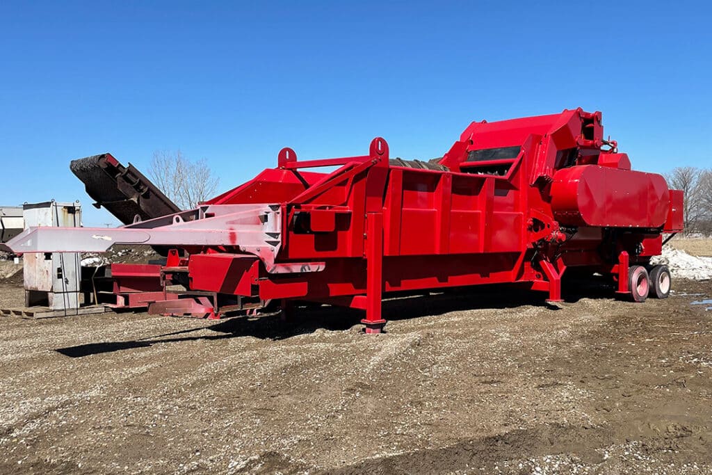2012 used rotochopper b66 e electric horizontal grinder for sale