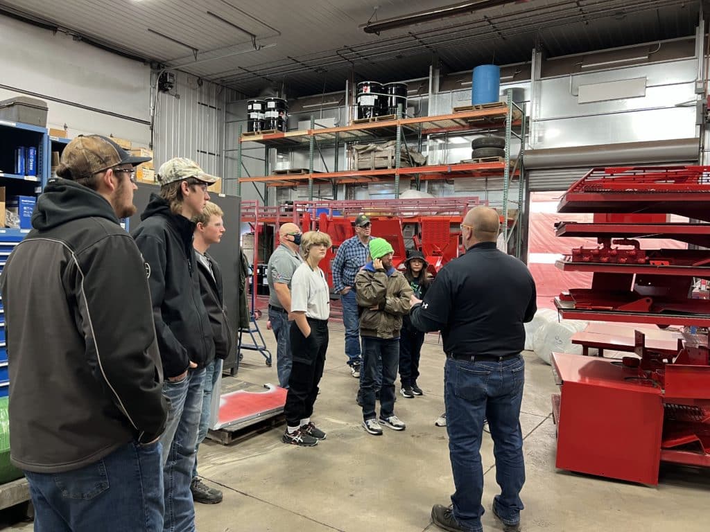 Upsala High School First Robotics Team Tours Rotochopper