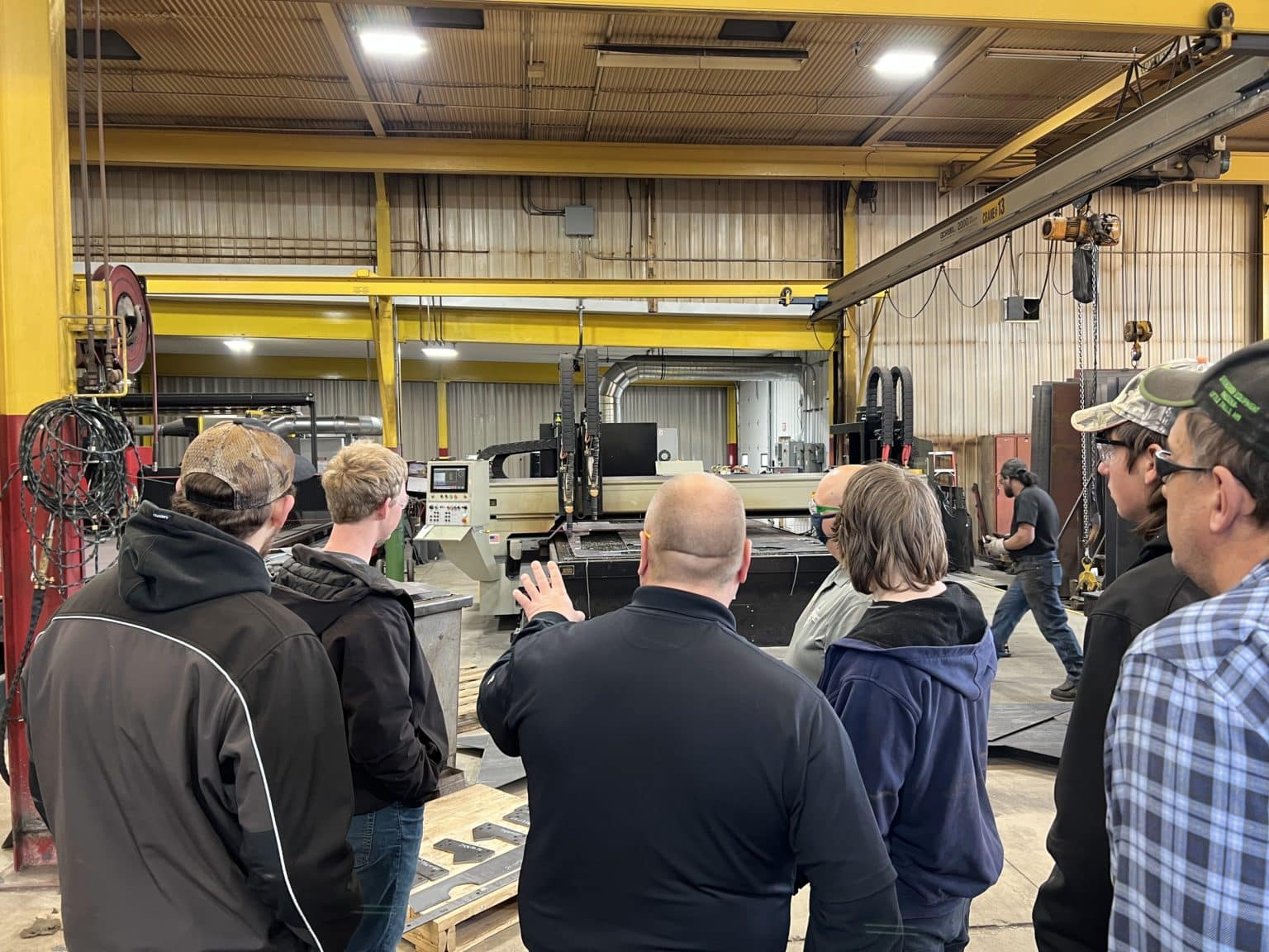 Upsala High School First Robotics Team Tours Rotochopper