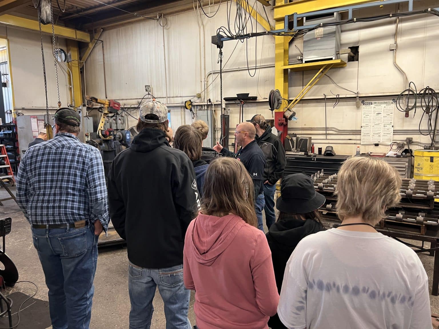 Upsala High School First Robotics Team Tours Rotochopper
