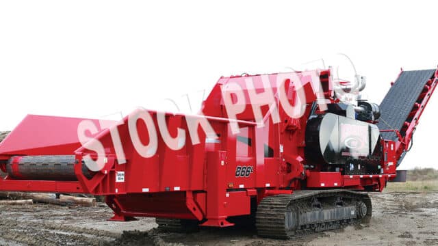 stock rotochopper b-66l track horizontal grinder