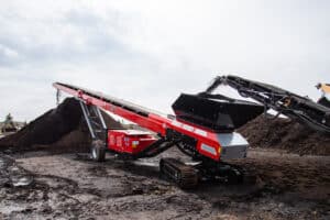 Rotochopper 365R conveyor compost