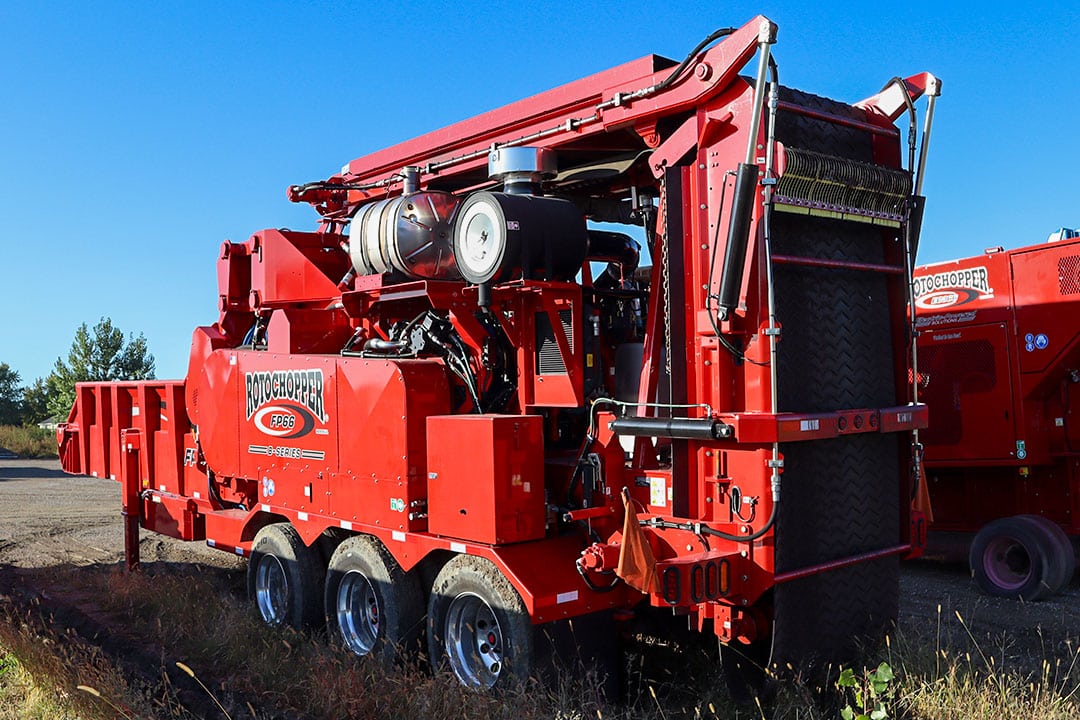 new rotochopper fp66 horizontal grinder for sale