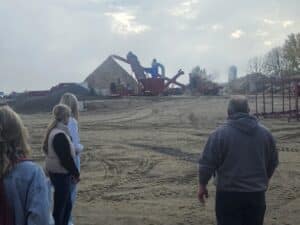 kimball hs tour 2023 watching grinder turn pallet scraps into boiler fuel to heat factory