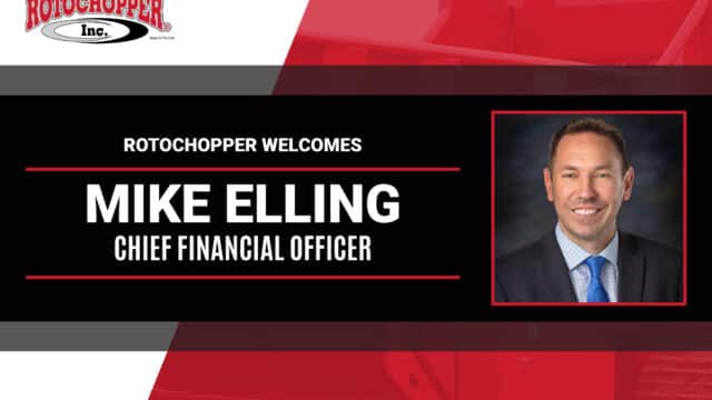 mike elling rotochopper cfo announcement