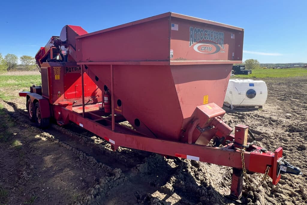 used rotochopper CP-118 chip processor for sale