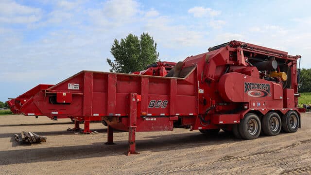 used 2017 rotochopper b-66 horizontal grinder for sale