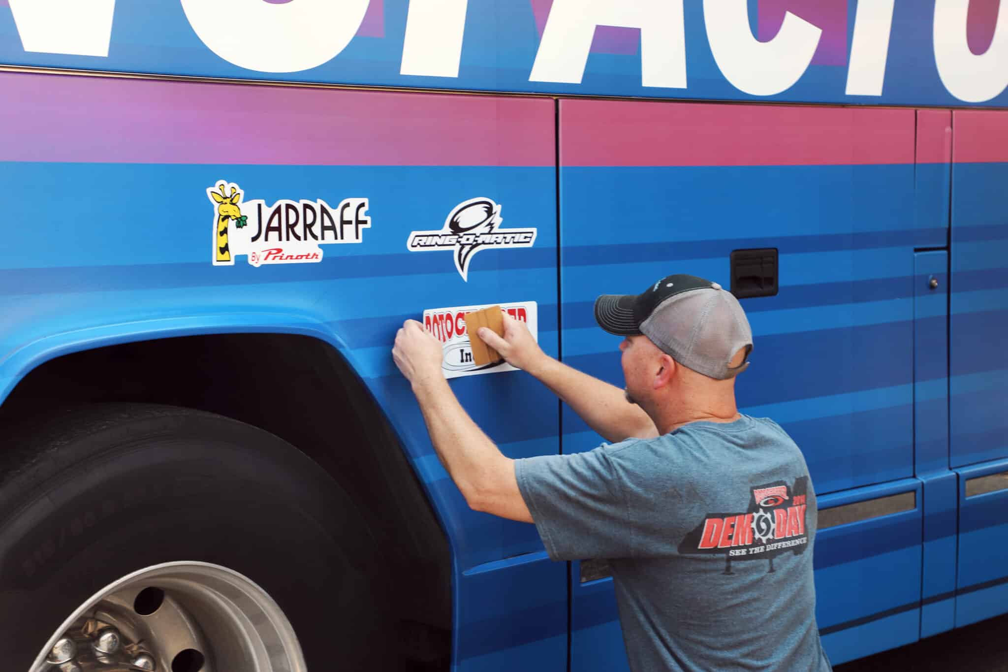 AEM Manufacturing Express tour 7-11-24 bus decal