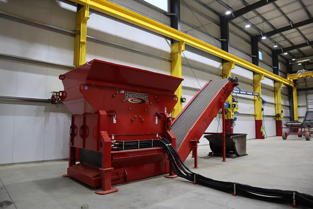 rotochopper sarlac electric pallet shredder