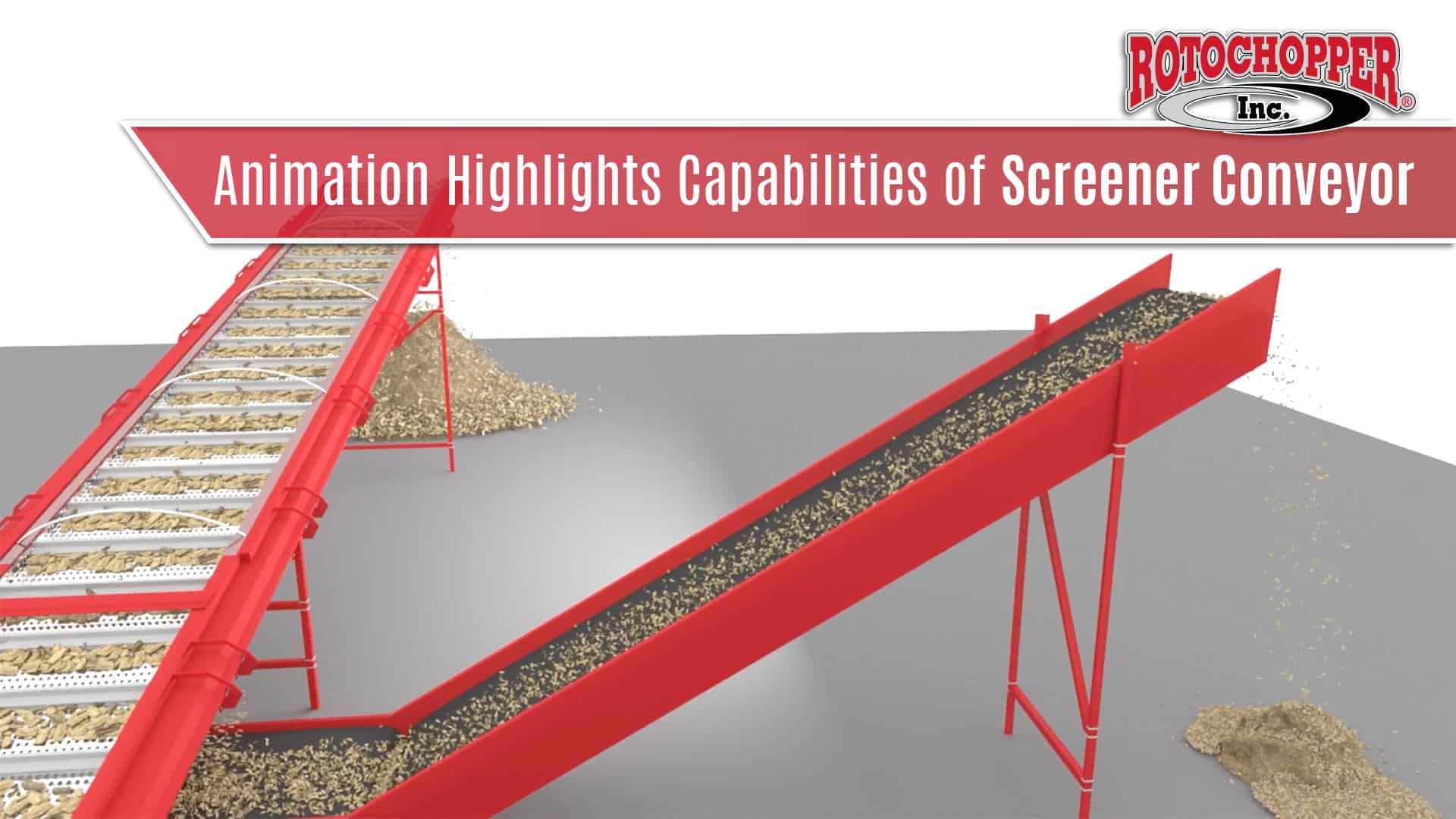 Animation Highlights Capabilities of Screener Conveyor - Rotochopper