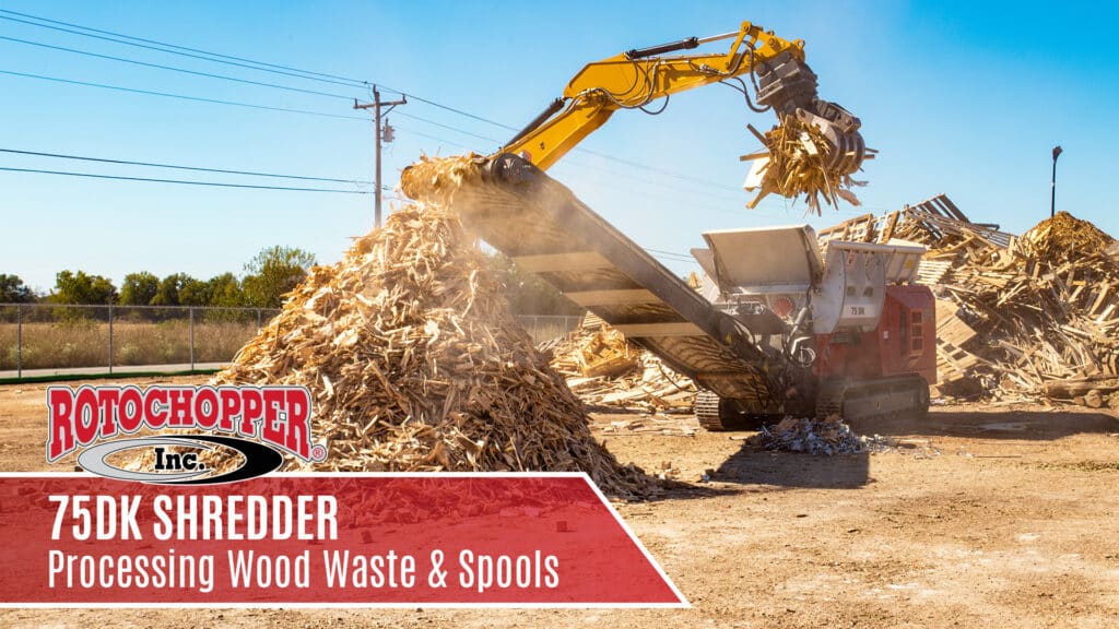 75 dk shredder pallets and spools