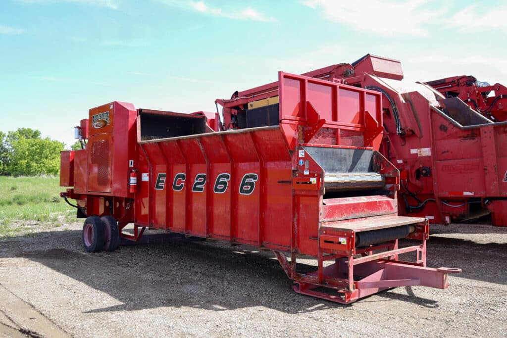 Used Rotochopper EC 266 for sale with infeed hopper