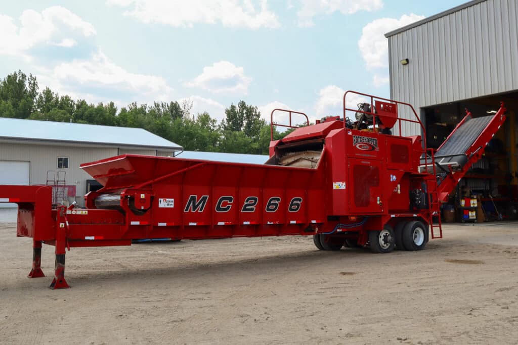 Used Rotochopper MC266 for sale with trailer mount