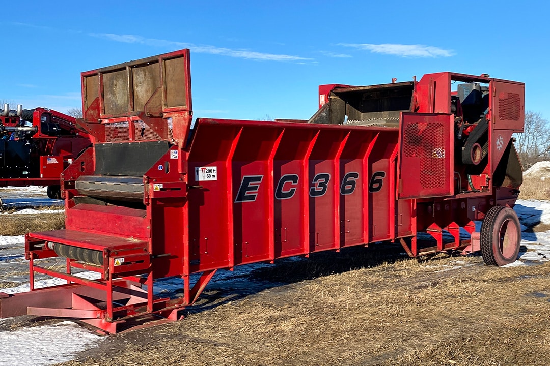 A Rotochopper EC-366 machine.