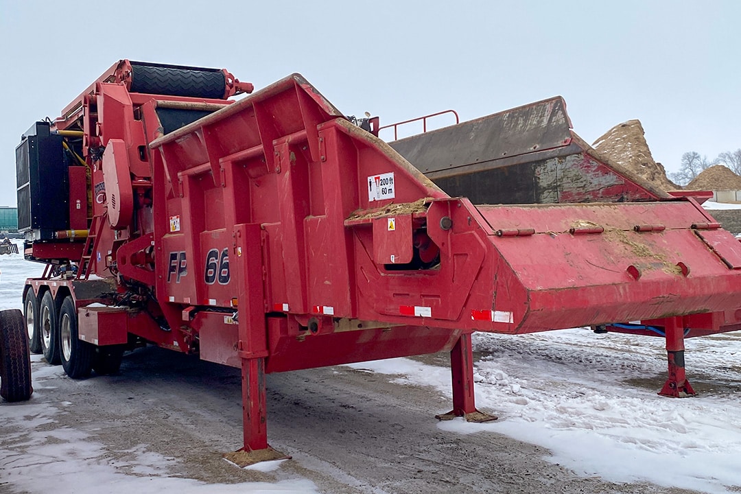 A Rotochopper FP-66 machine.