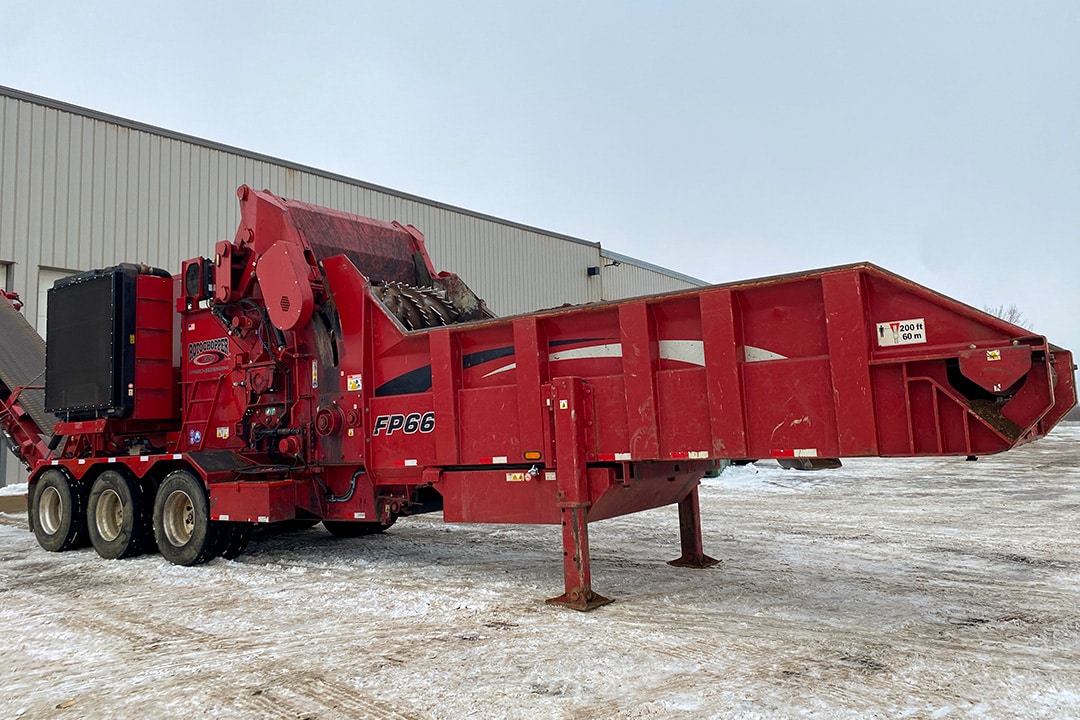 A Rotochopper FP-66 machine.